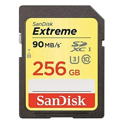 SanDisk Extreme 256GB SDXC UHS-I Card (SDSDXNF-256G-GNCIN) [Old Version]