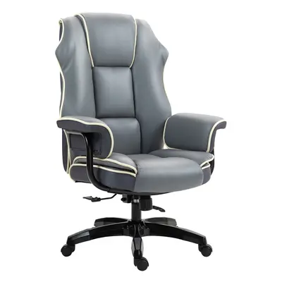 Vinsetto High Back Office Chair with Height Adjustable, Reclining, Grey