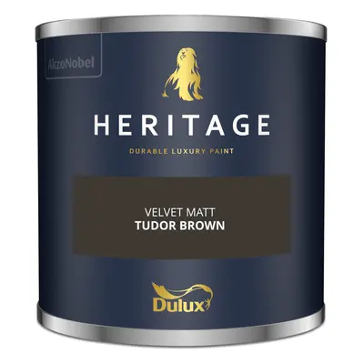 (Tudor Brown) Dulux Heritage Velvet Matt 125ml Tester Pot