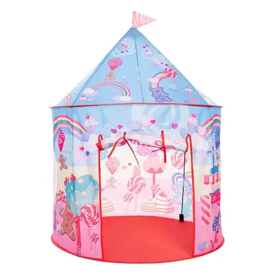 (One Size, Candyland) Trespass Childrens/Kids Chateau Play Tent With Packaway Bag