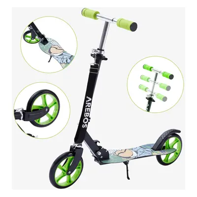 AREBOS Kick Scooter up to 100kg incl. carrying strap