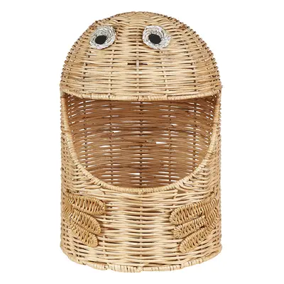 Rattan Kid's Storage Basket Light HORMUZ