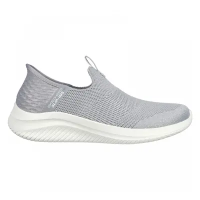 (6 (Adults')) Ultra Flex 3.0 Smooth Step | Light Grey | Womens Slip Ins Trainers