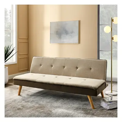 Zuma Versatile Seater Fabric Sofa Bed with Strong Wooden Legs