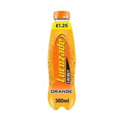 Lucozade Energy Drink Orange 380ml (Pack of 24)