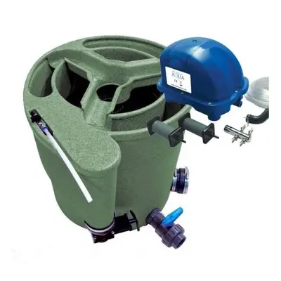 (Green) Evolution Aqua Eazy (Easy) Pod Air With Air Pump Pond and Koi Filter System