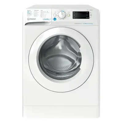 Indesit Push&Go BWE 101496X WV UK 10kg Washing Machine with rpm - White - A Rated