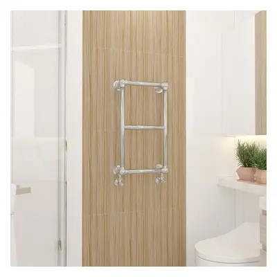 WarmeHaus Traditional Victorian 700x400mm Heated Towel Rail Bathroom Radiator Chrome