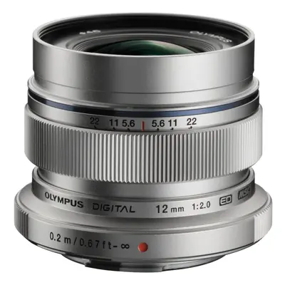 Olympus M.ZUIKO DIGITAL ED mm 1:2.0 Lens - Silver