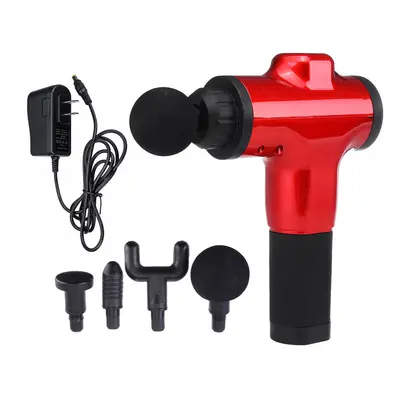 (Red, EU Plug) Muscle Massage Therapy Vibration G-UN