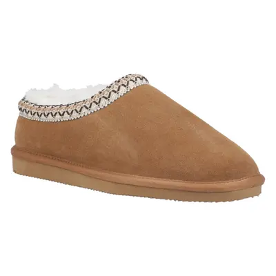 (5 UK, Tan) Cotswold Womens/Ladies Foxmoor Suede Slippers