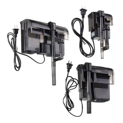 (8W) Power Filter Hang-on Aquarium Filter Fish Tank Filter E*ternal Hanging Fish Tank Power Filt