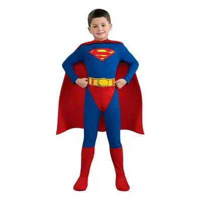 (L, Red/Blue) Superman Childrens/Kids Logo Costume