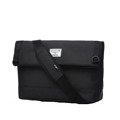 (Black) Inch Messenger Bag Wateproof Business Laptop Tote Bag Shoulder Bag Travel Crossbody Bag