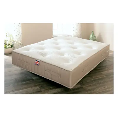 (3ft Single) Luxury Wool Memory Foam & Pocket Sprung Cashmere Mattress