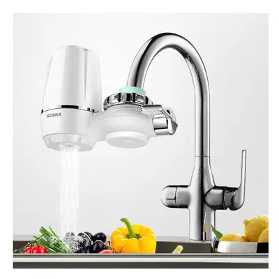 Faucet Water Filter & Elements Washable Filtration Kitchen Basin Tap Purifier Fit Most Faucets