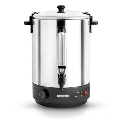 Geepas 30L Electric Catering Urn, 2500W Instant Hot Water Boiler