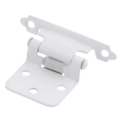 Silverline SH5001-WT Self Close Hinge 1.2mm Thickness Cabinet Hardware Pairs Face Mount Overlay 