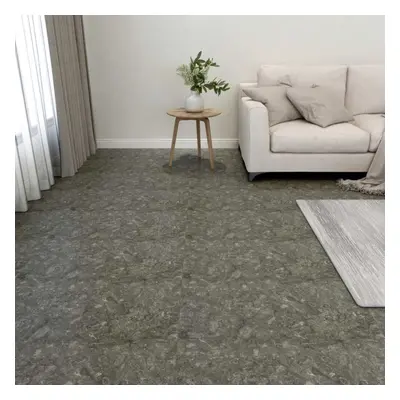 vidaXL 55x Self-adhesive Flooring Planks PVC 5.11 mÂ² Grey Laminate Floor Tile