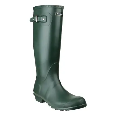 (4 UK, Green) Cotswold Sandringham Buckle-Up Womens Wellington Boots