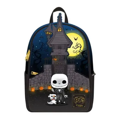 Disney Nightmare Before Christmas Jack Skellington House Loungefly Mini Backpack