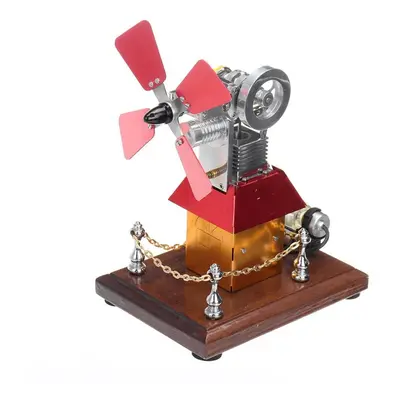 High Speed Stirling Engine Windmill Fan Propeller External Combustion Engine Model Decor Gift