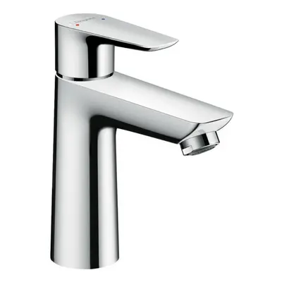 hansgrohe Talis E basin mixer tap with push open waste, chrome