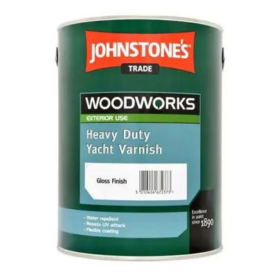 2.5 LTR JOHNSTONE'S WOODWORKS YACHT VARNISH CLEAR