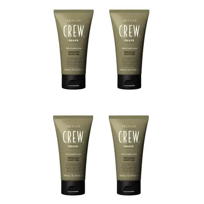 American Crew Precision Shave Gel 150ml x4