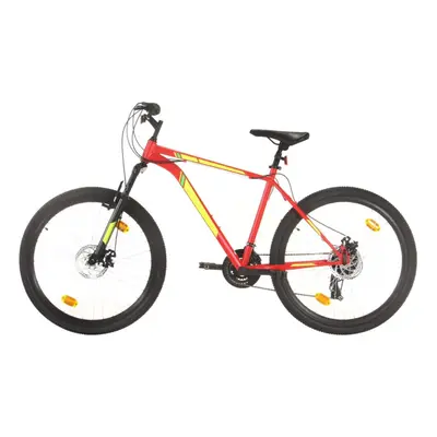 vidaXL Mountain Bike Speed 27.5 inch Wheel cm Red Outdoor Sport Bicycle