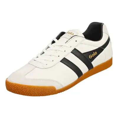 Gola Harrier Mens Classic Trainers in White Black - UK