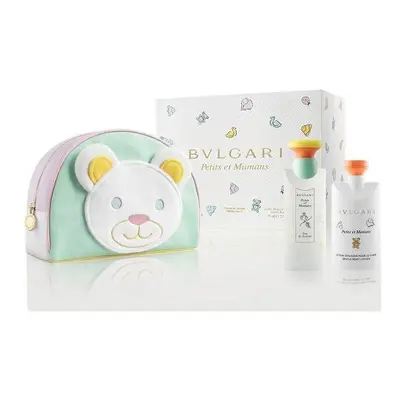 Bvlgari Petit Et Mamans Pcs Set: 3.4 Eau De Toilette Spray + 2.5 Body Lotion + Toiletry Pouch