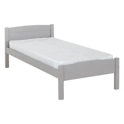 Amber 3FT Single Bed Frame Only in Grey Slate