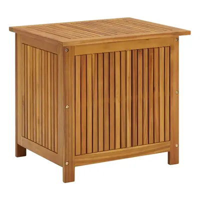 vidaXL Solid Acacia Wood Garden Storage Box Chest Furniture Outdoor Indoor