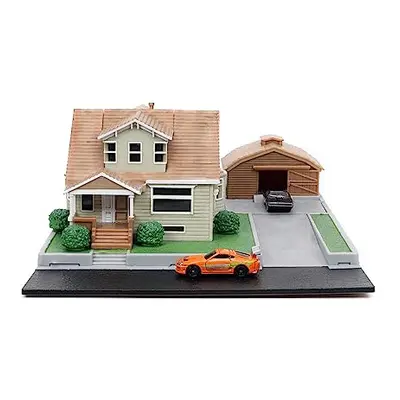 -Toretto Fast & Furious Garage, Playset Diorama, Includes Two Nano Vehicles, Collectioning (2532