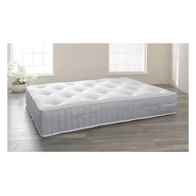 (4ft6 Double, Silver) Glitzy mattress with Grey or Silver Border