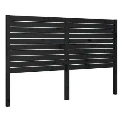 (black, x x cm) vidaXL Bed Headboard Home Bedroom Decorative Bed Header Panel Solid Wood Pine