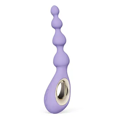 (Violet Dusk) LELO SORAYA Beads Vibrating Anal Beads Massager With Bow-Motion Technology and Vib