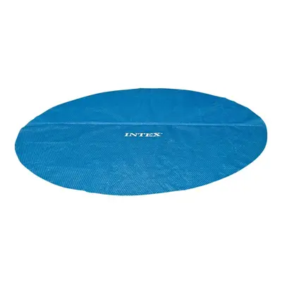 Intex Solar Pool Cover Pool Protector Pool Safety Cover Blue Polyethylene