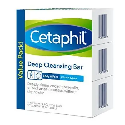 Cetaphil Deep Cleansing Face &amp Body Bar for All Skin Types