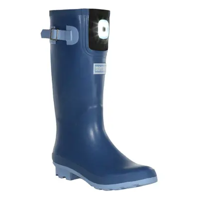 (8 UK, Slate Blue) Regatta Womens/Ladies Fairweather Shine LED Wellington Boots