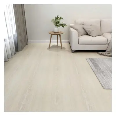 vidaXL 55x Self-adhesive Flooring Planks PVC 5.11 mÂ² Beige Laminate Floor Tile