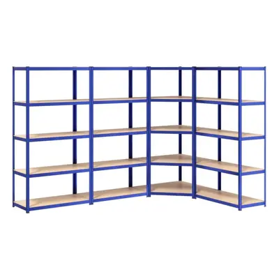 (blue, x x cm/ piece) vidaXL Shelves Rack Storage Shelf Workshop Shelf Industrial Shelving Unit