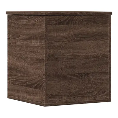 vidaXL Storage Box Blanket Box Storage Chest Box Brown Oak Engineered Wood