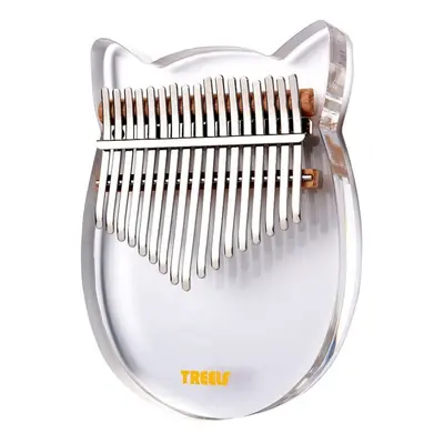 17 key Kalimba Acrylic Thumb Piano Keys Mbira Transparent Keyboard Instrument