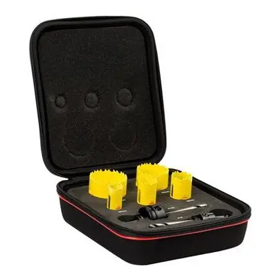 Starrett KDC05021 HSAW KIT ELEC Electricians Hole Saw Kit (7-Piece)