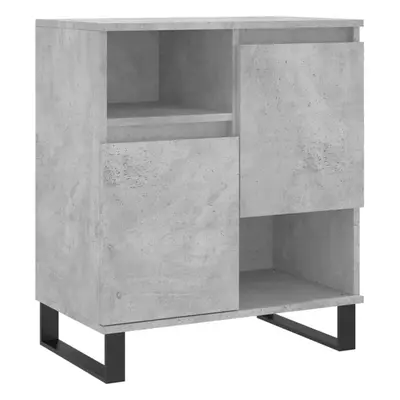 (concrete grey) vidaXL Sideboard Storage Cabinet Cupboard Side Cabinet Brown Oak Engineered Wood