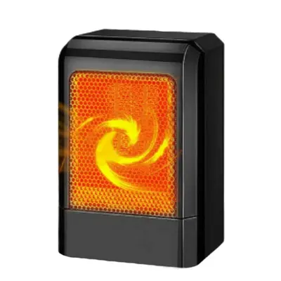 (US Plug) 500W Portable Ceramic Electric Fan Heater