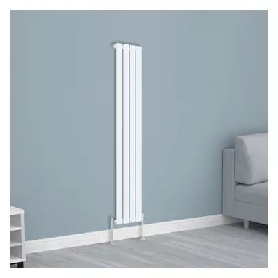 (1600x272mm Single, White) NRG Horizontal Vertical Flat Panel Designer Radiator Central Heating 