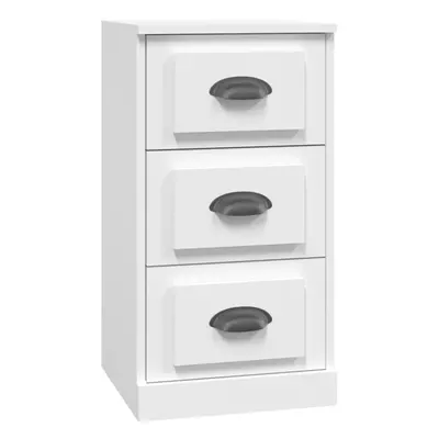 (white) vidaXL Sideboard Cabinet Cupboard Highboard Home Organiser Engineered Wood